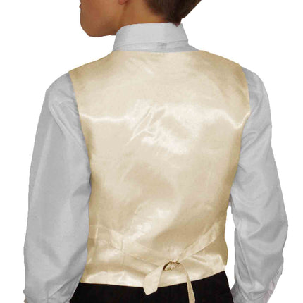 Champagne Boys Tuxedo Vest Set Paul Malone Vest - Paul Malone.com