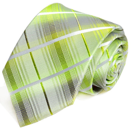 Summer Green Silk Tie and Pocket Square Paul Malone Ties - Paul Malone.com