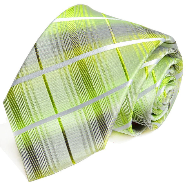 Summer Green Silk Tie and Pocket Square Paul Malone Ties - Paul Malone.com