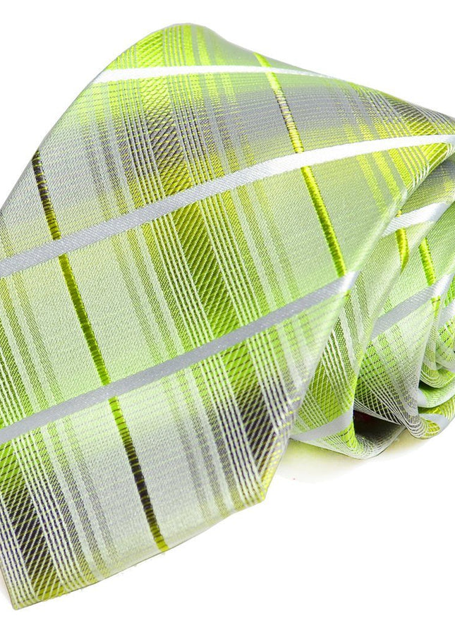 Summer Green Silk Tie and Pocket Square Paul Malone Ties - Paul Malone.com