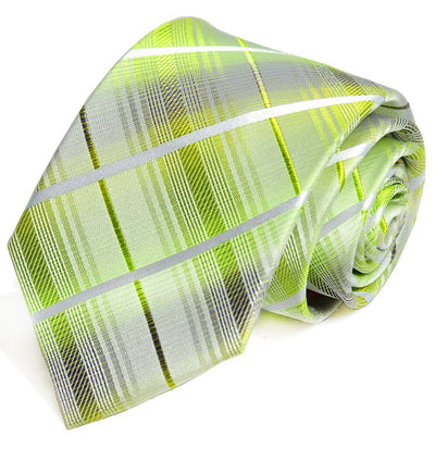 Summer Green Silk Tie and Pocket Square Paul Malone Ties - Paul Malone.com