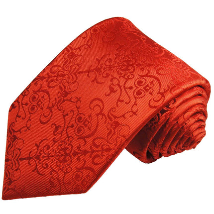 Red Vines Silk Tie and Pocket Square Paul Malone Ties - Paul Malone.com