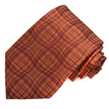 Bronze Silk Tie and Pocket Square Paul Malone Ties - Paul Malone.com