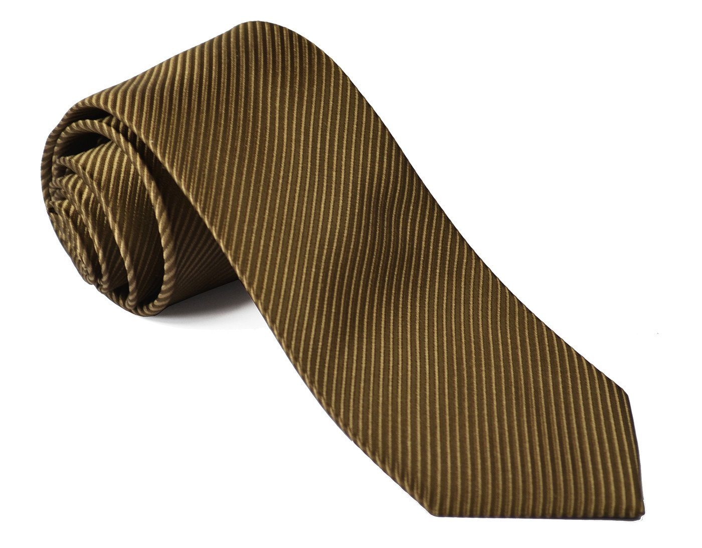 The Primo Solid Silk Tie Single Necktie / Regular (60) / Brown