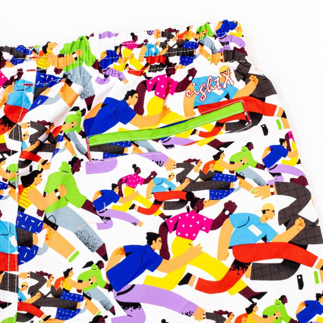 Retro Metro Swim Trunks by EightX Eight X Trunks - Paul Malone.com