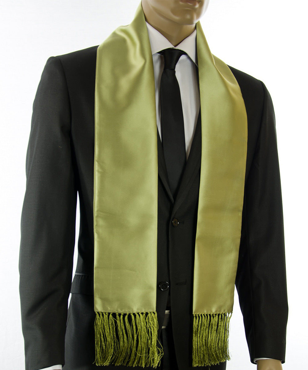 Solid Kashmir Green Tuxedo Men's Scarf Solid Kashmir Green Tuxedo Men's Scarf
