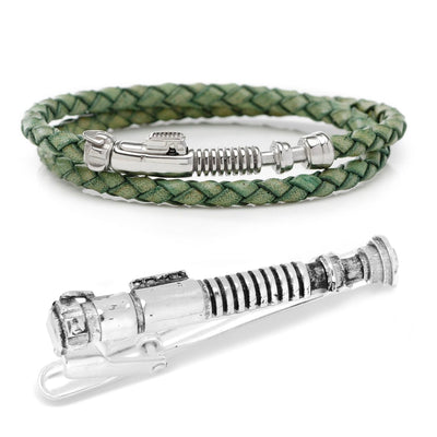 Luke Skywalker Lightsaber Bracelet & Tie Clip Gift Set Star Wars Gift Set - Paul Malone.com