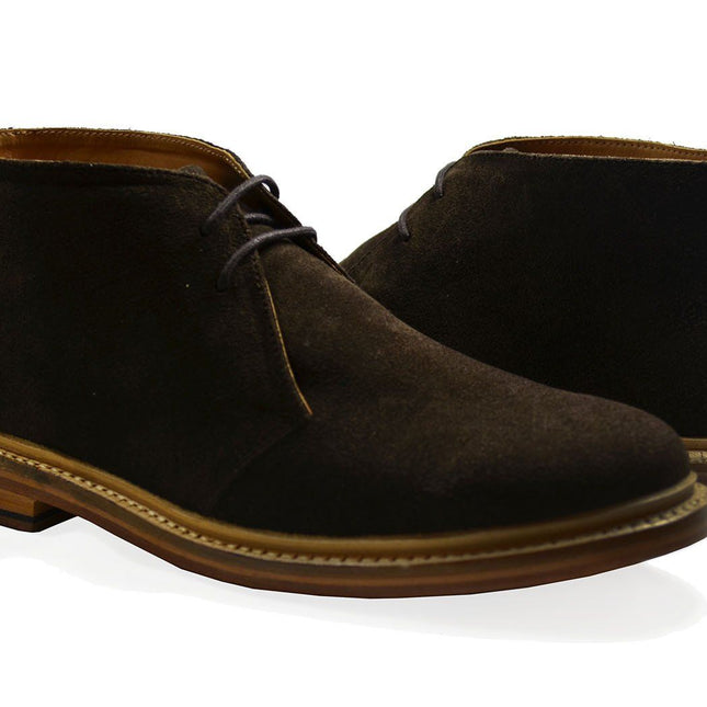 SAHARA Brown Full Leather Chukka Ankle Boots by Paul Malone Paul Malone Shoes - Paul Malone.com
