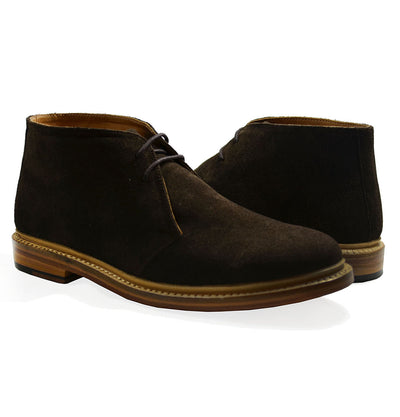 SAHARA Brown Full Leather Chukka Ankle Boots by Paul Malone | Paul Malone