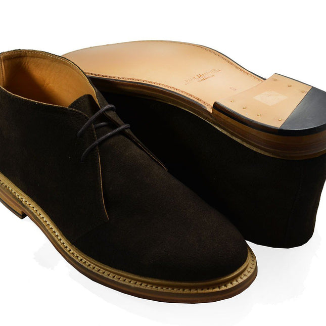 SAHARA Brown Full Leather Chukka Ankle Boots by Paul Malone Paul Malone Shoes - Paul Malone.com