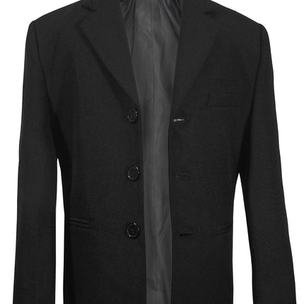 Classic Black Boys 3-Button Suit Jacket by Paul Malone Paul Malone Suits - Paul Malone.com