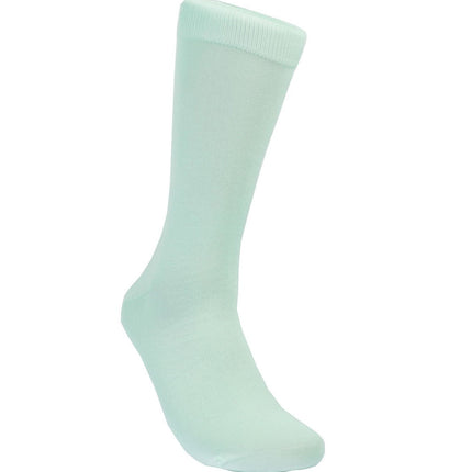Solid Aqua Cotton Dress Socks By Paul Malone Paul Malone Socks - Paul Malone.com