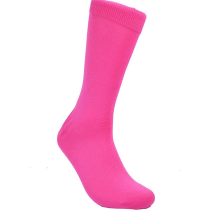 Solid Fuchsia Cotton Dress Socks By Paul Malone Paul Malone Socks - Paul Malone.com