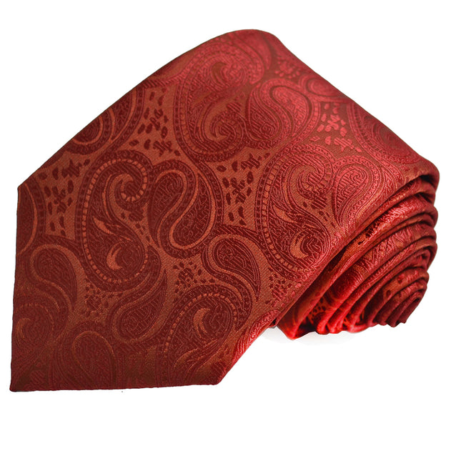 True Red Paisley Tuxedo Vest Set Vittorio Farina Vest - Paul Malone.com