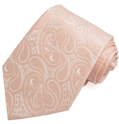 Classic Formal Blush Paisley Necktie Vittorio Farina Ties - Paul Malone.com