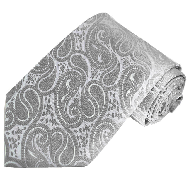 Formal Light Grey Paisley Tuxedo Vest Set Vittorio Farina Vest - Paul Malone.com