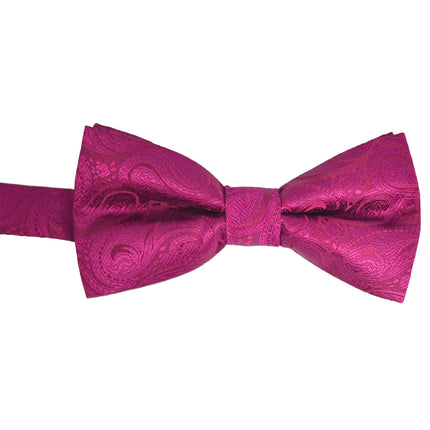 Formal Hot Pink Paisley Tuxedo Vest Set Vittorio Farina Vest - Paul Malone.com