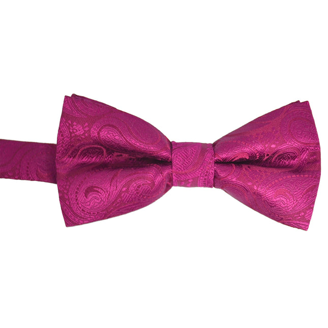 Formal Hot Pink Paisley Tuxedo Vest Set Vittorio Farina Vest - Paul Malone.com