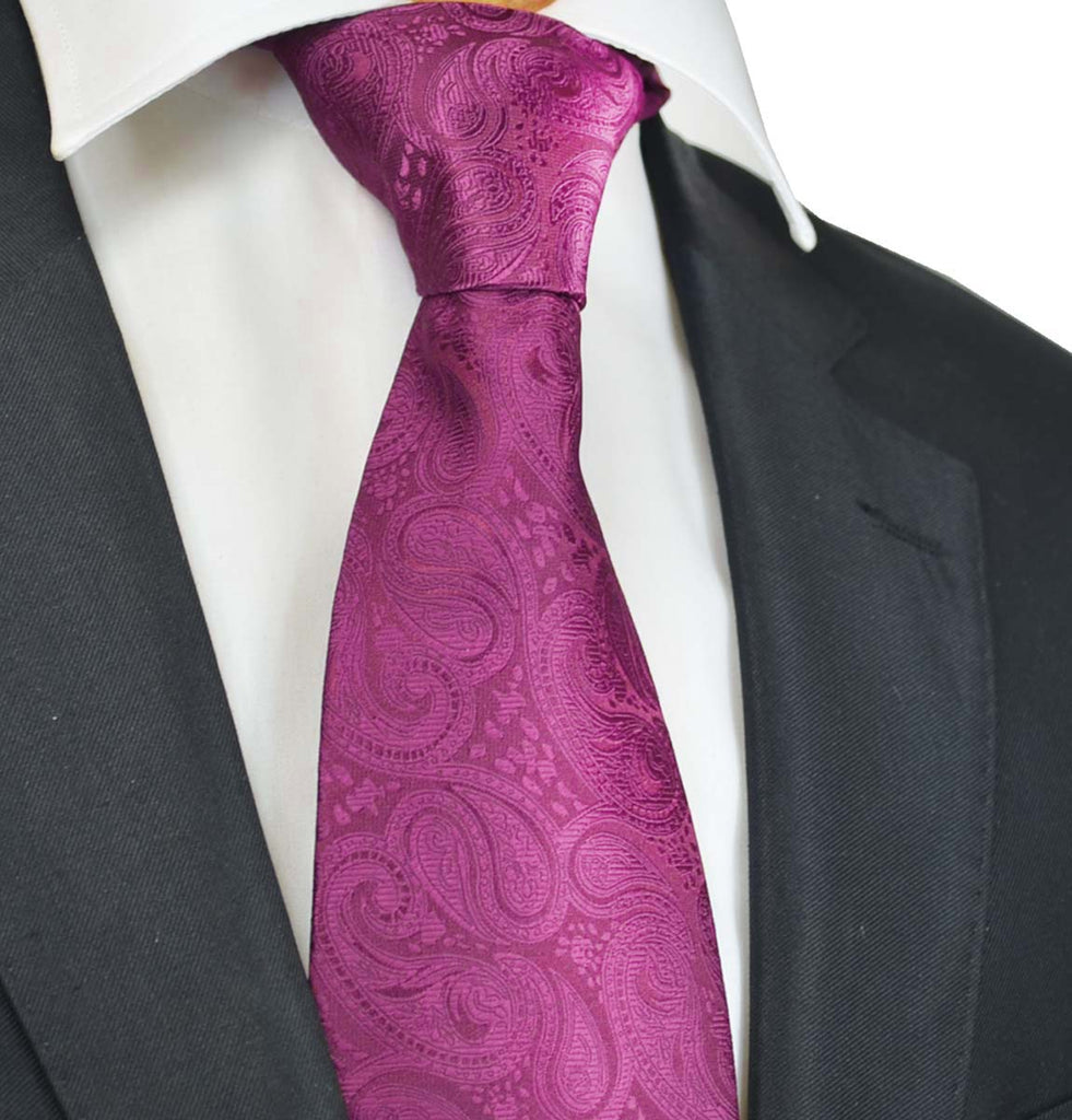 XMXY Pastel Paisley Pattern Mens Necktie Ties , Romantic Formal