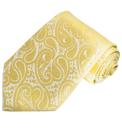 Classic Formal Aspen Gold Paisley Necktie Vittorio Farina Ties - Paul Malone.com