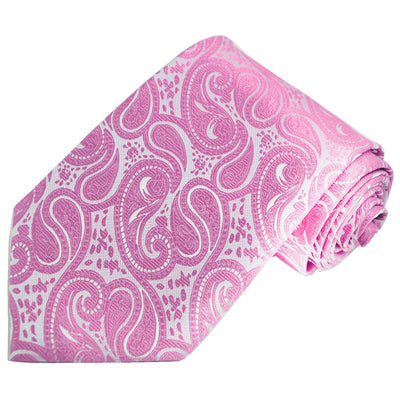 Classic Formal Pink Paisley Necktie Vittorio Farina Ties - Paul Malone.com