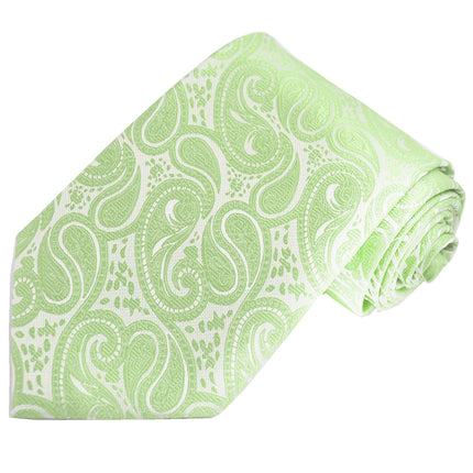 Classic Formal Mint Paisley Necktie Vittorio Farina Ties - Paul Malone.com