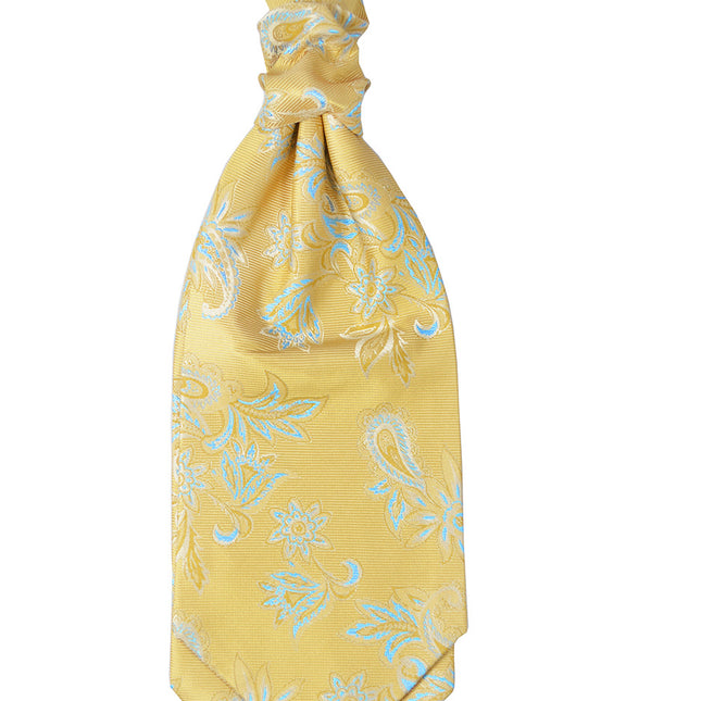 Misted Yellow Floral Tuxedo Vest Set Paul Malone Vest - Paul Malone.com