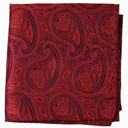 American Beauty Red Paisley Tuxedo Vest Set Paul Malone Vest - Paul Malone.com