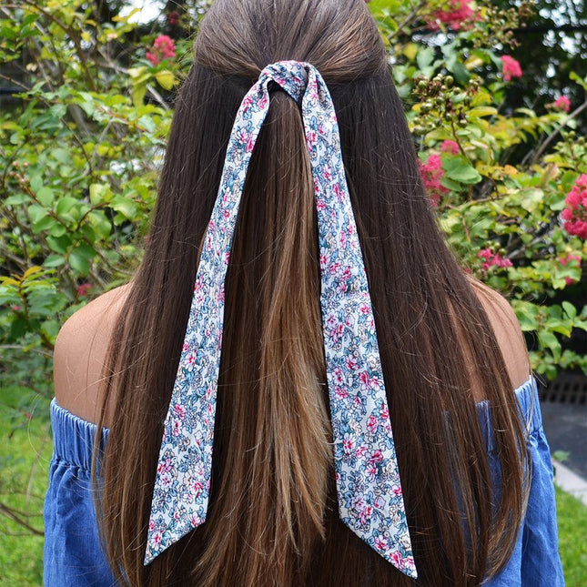 Dark Blue, Pink and Beige Floral Women's Tie Tie Passion Womens Ties - Paul Malone.com