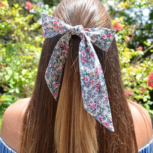 Dark Blue, Pink and Beige Floral Women's Tie Tie Passion Womens Ties - Paul Malone.com