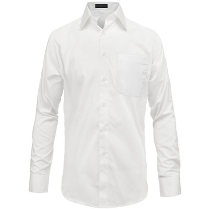 The Essential Solid White Dress Shirt Paul Malone Shirts - Paul Malone.com