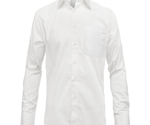 The Essential Solid White Dress Shirt 16.5 (32/33) / French Cuffs / White The Essential Solid White Dress Shirt 16.5 (32/33) / French Cuffs / White