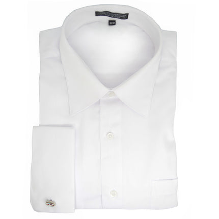 The Essential Solid White Dress Shirt Paul Malone Shirts - Paul Malone.com