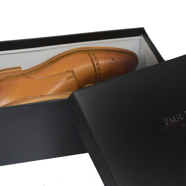 WILLIAMS Classic Brown Monk Strap Full Leather Dress Shoes Paul Malone Shoes - Paul Malone.com