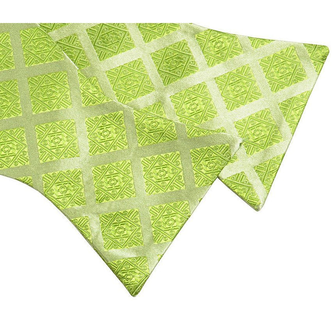 Lime Green Silk Bow Tie Paul Malone Bow Ties - Paul Malone.com