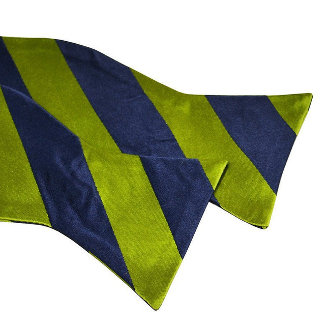 Green and Navy Silk Bow Tie Paul Malone Bow Ties - Paul Malone.com