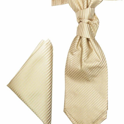 Cappucino Cravat and Pocket Square Set Paul Malone Cravat - Paul Malone.com
