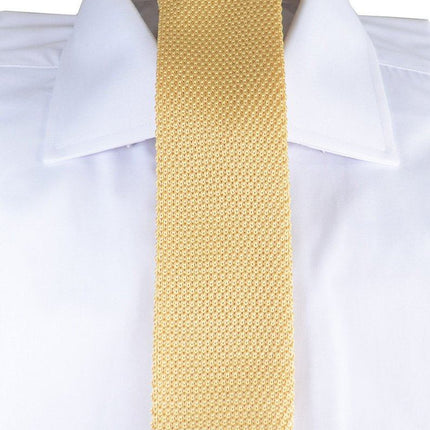 Champagne Knit Tie by Paul Malone Paul Malone Ties - Paul Malone.com