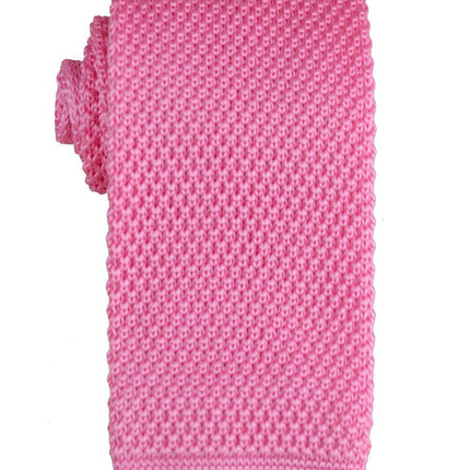 Solid Pink Knit Tie by Paul Malone Paul Malone Ties - Paul Malone.com