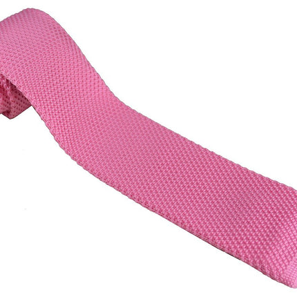 Solid Pink Knit Tie by Paul Malone Paul Malone Ties - Paul Malone.com