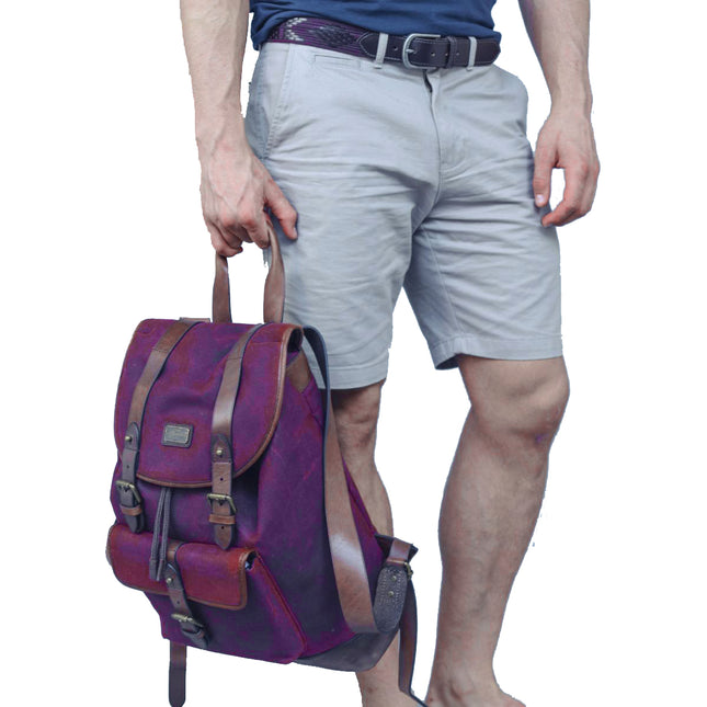 Dark Port Red Langdale Rucksack British Belt Co. Bags - Paul Malone.com