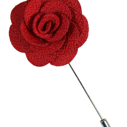 Red Lapel Flower Paul Malone Lapel Flower - Paul Malone.com