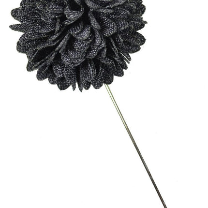 Black Lapel Flower Paul Malone Lapel Flower - Paul Malone.com