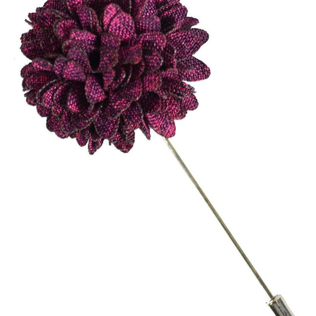 Hot Purple Lapel Flower Paul Malone Lapel Flower - Paul Malone.com