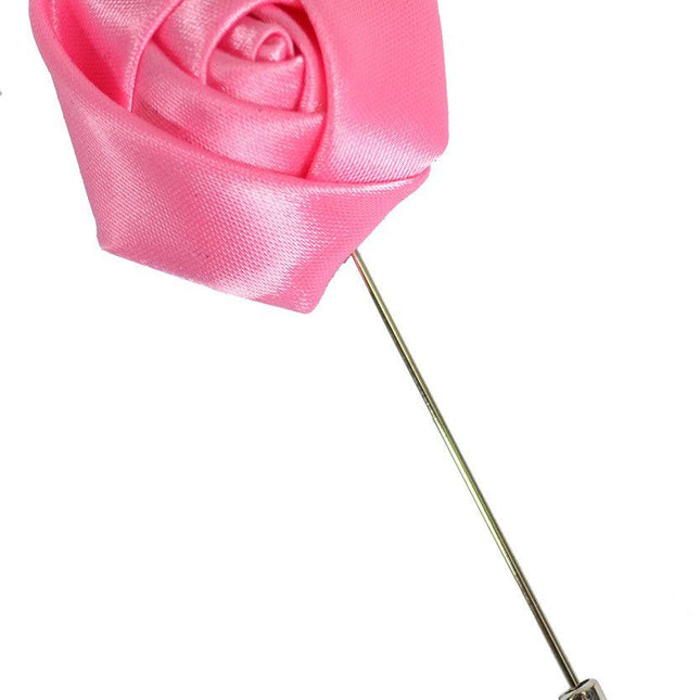 Pink Rose Lapel Flower Paul Malone Lapel Flower - Paul Malone.com