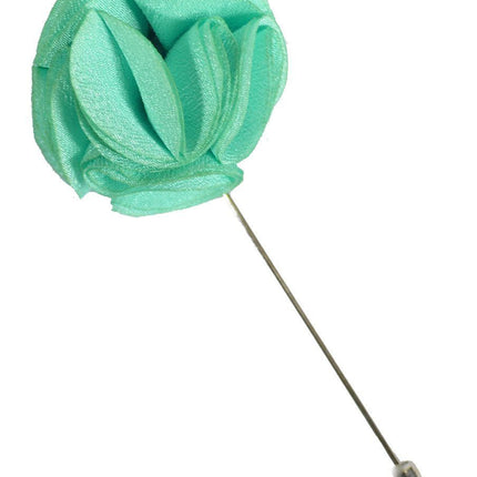 Solid Mint Lapel Flower Paul Malone Lapel Flower - Paul Malone.com