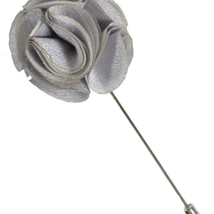 Solid Grey Lapel Flower Paul Malone Lapel Flower - Paul Malone.com