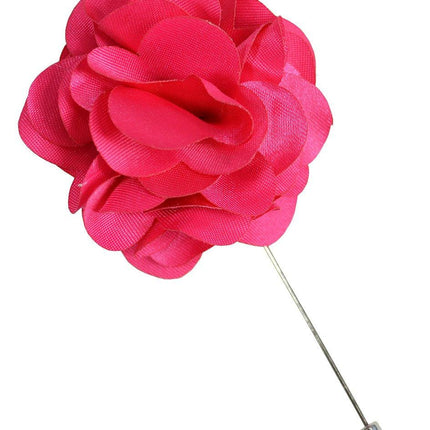 Solid Pink Lapel Flower Paul Malone Lapel Flower - Paul Malone.com
