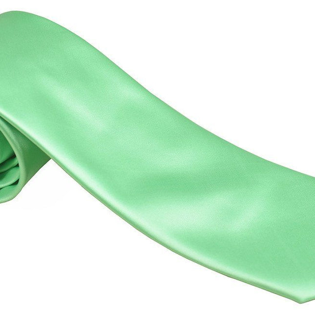 Solid Opal Necktie and Pocket Square Paul Malone Ties - Paul Malone.com