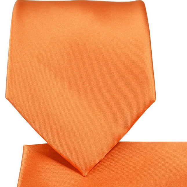 Coral Gold Necktie and Pocket Square Paul Malone Ties - Paul Malone.com